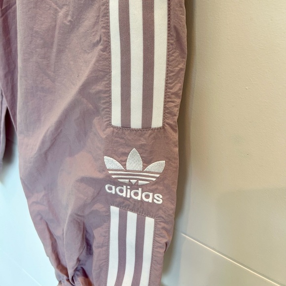 Adidas Adicolor Classics Lock-Up Logo Track Pants Lavender Women’s Size Large - Picture 6 of 13